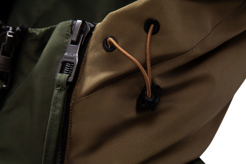 Erkek Giyim Kış yeni fonksiyonel çift fermuarlı tasarım rahat İpek pamuklu ceket 90 beyaz ördek İpek pamuklu sıcak ceket erkekler için_voghion.com