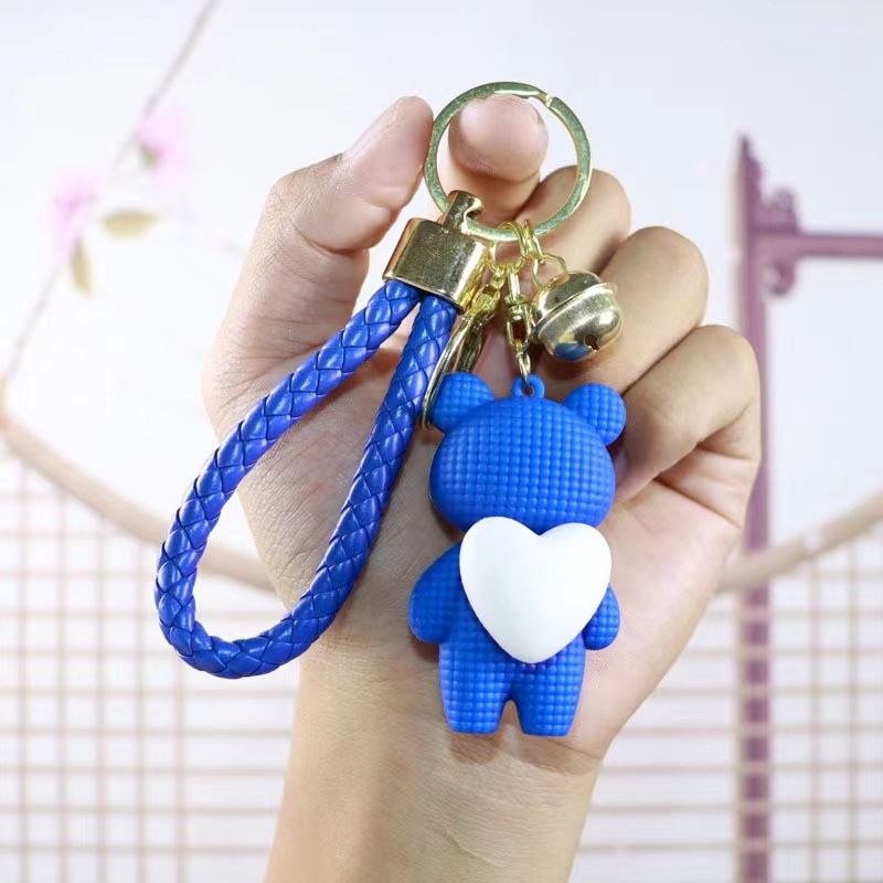 Peluche a forma di orso da abbracciare, per bambine, ciondolo carino con squisita celebrità di Internet, decorazione per zaino, portachiavi per auto_voghion.com