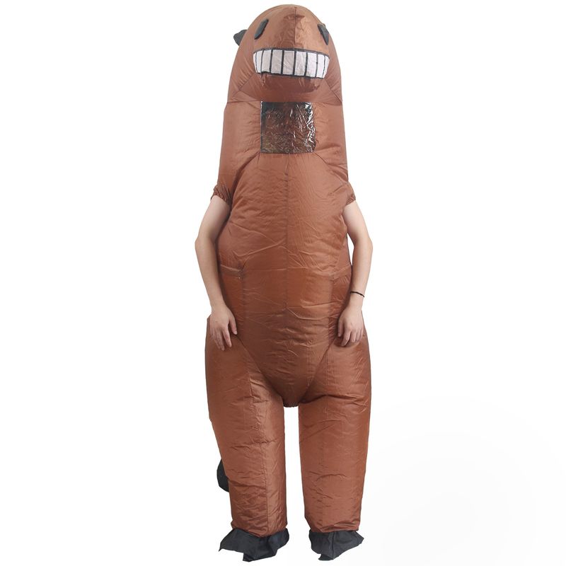 Halloween aktiv häst uppblåsbar dräkt gå uppblåsbar häst scenprestanda giraff uppblåsbar dräkt rekvisita_voghion.com