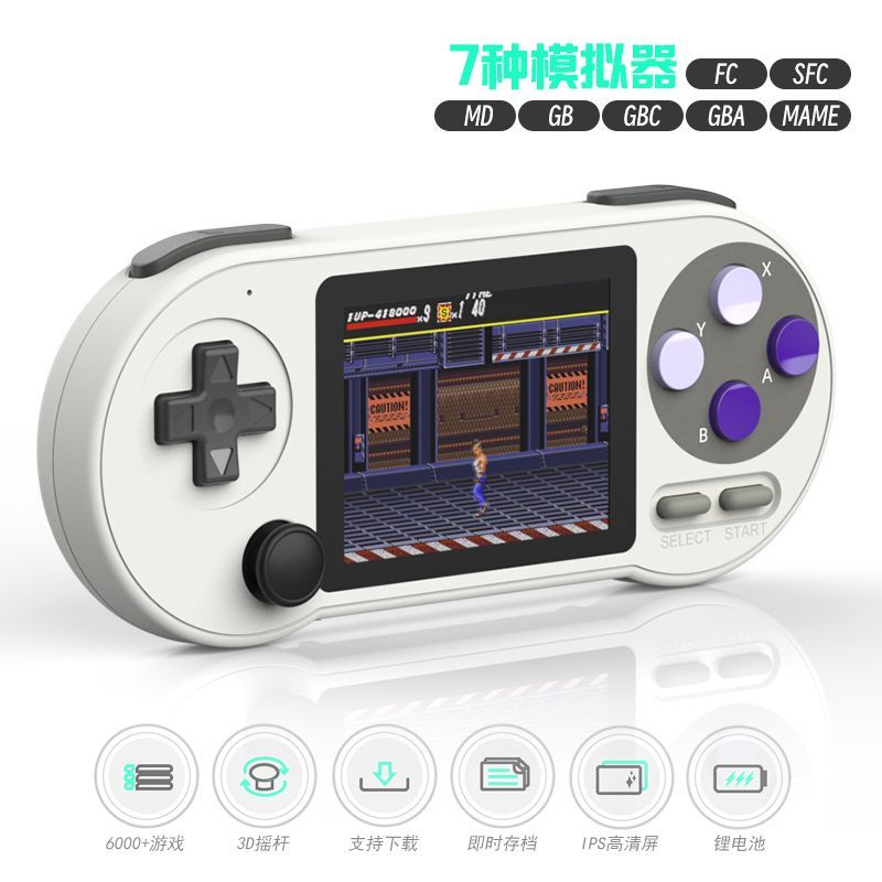 Konsola do gier FC MD Classic GBA Arcade przenośna podwójna mini konsola ręczna Nowy trend dwa w jednym_voghion.com