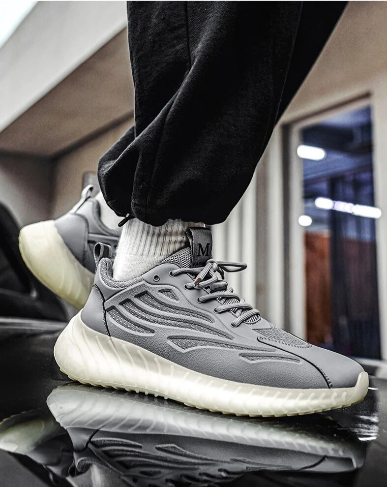Mesh-Sport im Frühjahr 2024, neue weiche leichte Laufschuhe, koreanische Version, dicke Sohle mit erhöhter Höhe innen,_voghion.com
