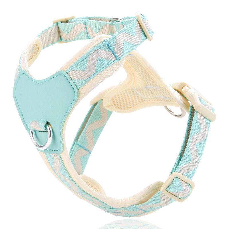 Vest-style Anti-Escape Dog Leash Set Adjustable Size Reflective Pet Chest Harness Supplies_voghion.com