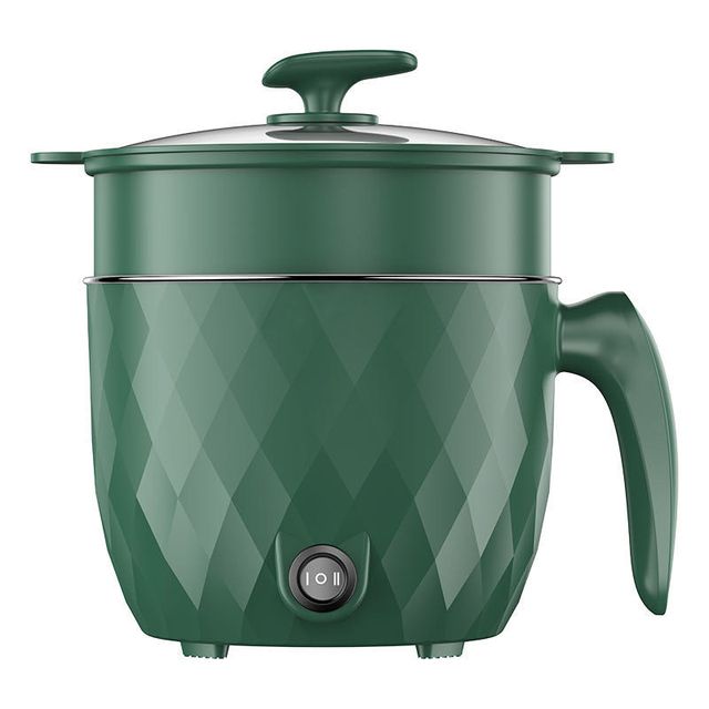 Mini Elektresch Reiskoker Multifunktioun Kachdëppen Hotpot 1.8L Non-Stick Haushalt 1-2 Persoun Kachapparater 220V EU Plug_voghion.com