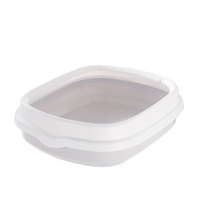 Toilette semichiusa con lati alti e aperta, grande, media, piccola, antispruzzo, per animali domestici, forniture per gatti_voghion.com