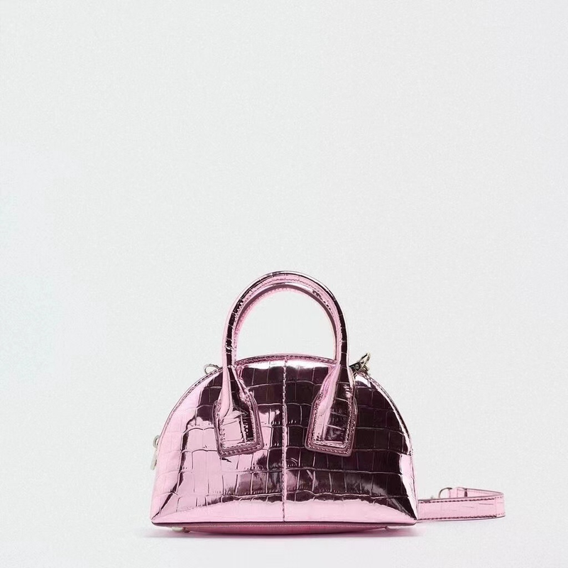 Borsa a conchiglia diagonale mini borsa a tracolla portatile serie in metallo da donna nuova estate 2023_voghion.com