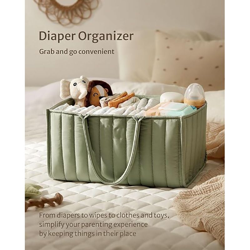 Mother Baby Diaper Storage Diaper Bag Large Capacity Foldable Travel Hanging Bag Phone Bottle Holder Storage Bag Baby Organizer_voghion.com