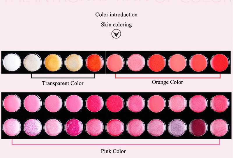 Colors 66 Beauty Make Up Lipsticks Lip Gloss Moisturizer Shimmer Lipstick Palette Maquiagem Moisturizer Lip Gloss stick_voghion.com
