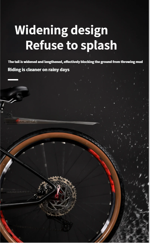 ACRUNU Fahrrad Mit Licht Kotflügel Berg Erweiterte Quick Release Schlamm Fliesen Rennrad Radfahren Zubehör Ausrüstung_voghion.com
