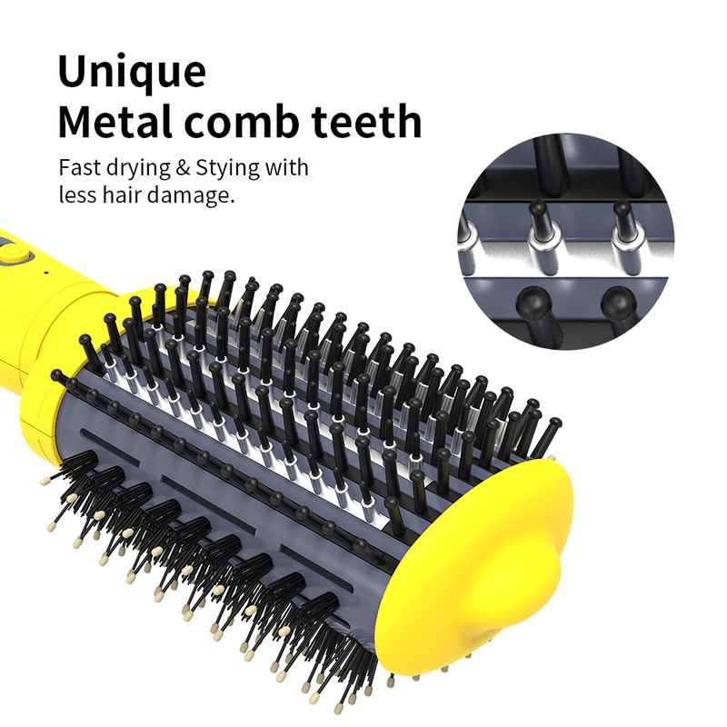 One Step Hot Air Brush Multifunctional Styler Dryer Household And Travel Tools Hair Curler_voghion.com