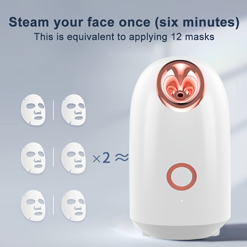 JOCELEE Large Fine Particles Hot Spray Steamer One Click Start Home Beauty Good Helper Women Dry Skin Hydrator Face_voghion.com