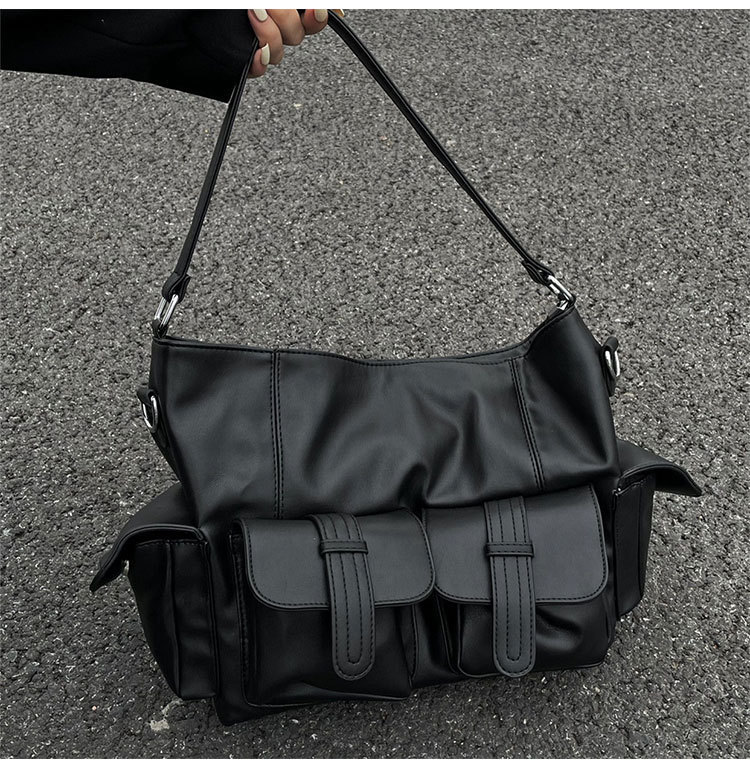 Borsa tote di grande capacità nicchia femminile borsa a tracolla all-match borsa a tracolla borsa da moto per ragazza calda moda femminile_voghion.com