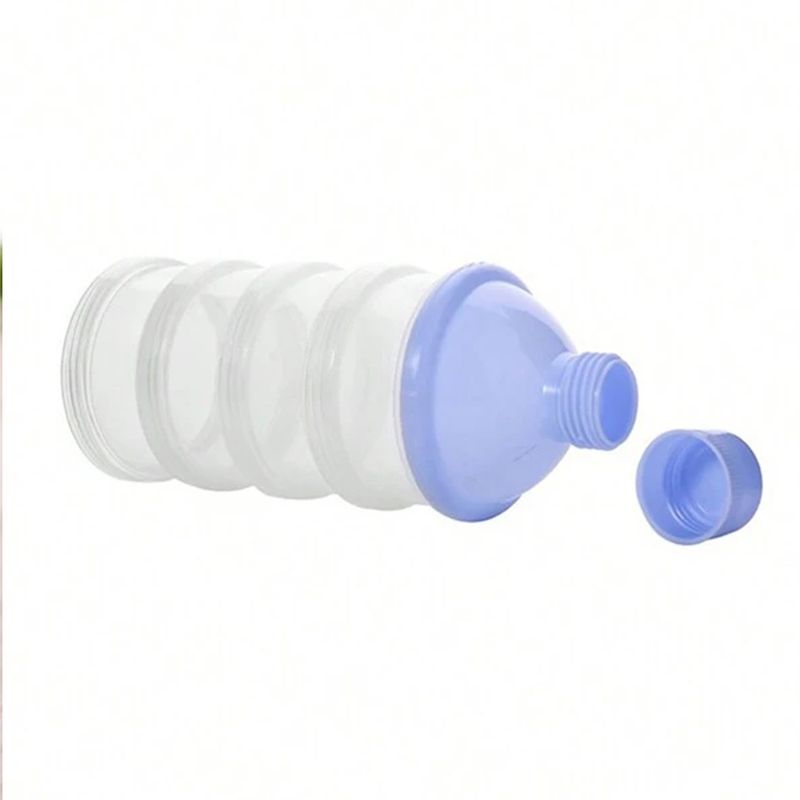 4 Grade Portátil Caixa de Leite em Pó Recipiente Toddle Bebê Lanches Caixa de Armazenamento de Alimentos Dispensador de Fórmula Garrafas de Leite em Pó_voghion.com