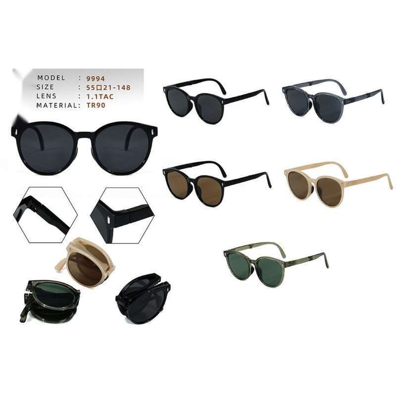 9994 Neue faltbare Sonnenbrille für Damen, fortschrittliche TR90-polarisierte Sonnenbrille, modisches Gesicht zeigt klein, UV-beständig_voghion.com