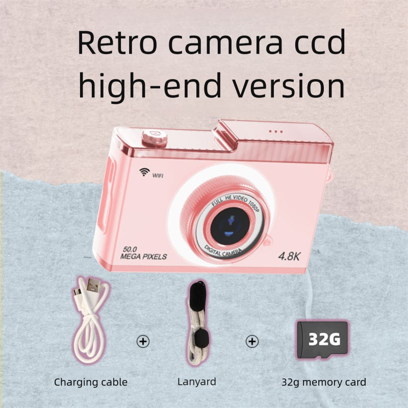 WIFI-Übertragung CCD Campus Student 5000W HD Dual Mini Digitalkamera Spielzeug_voghion.com