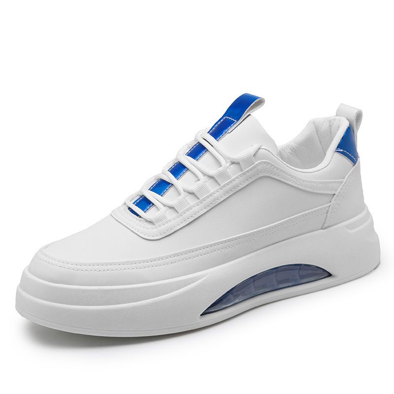 Nuove scarpe sportive versatili autunnali con suola spessa da uomo, per il tempo libero, per studenti, con cuscino d'aria, piccole, bianche, alla moda_voghion.com