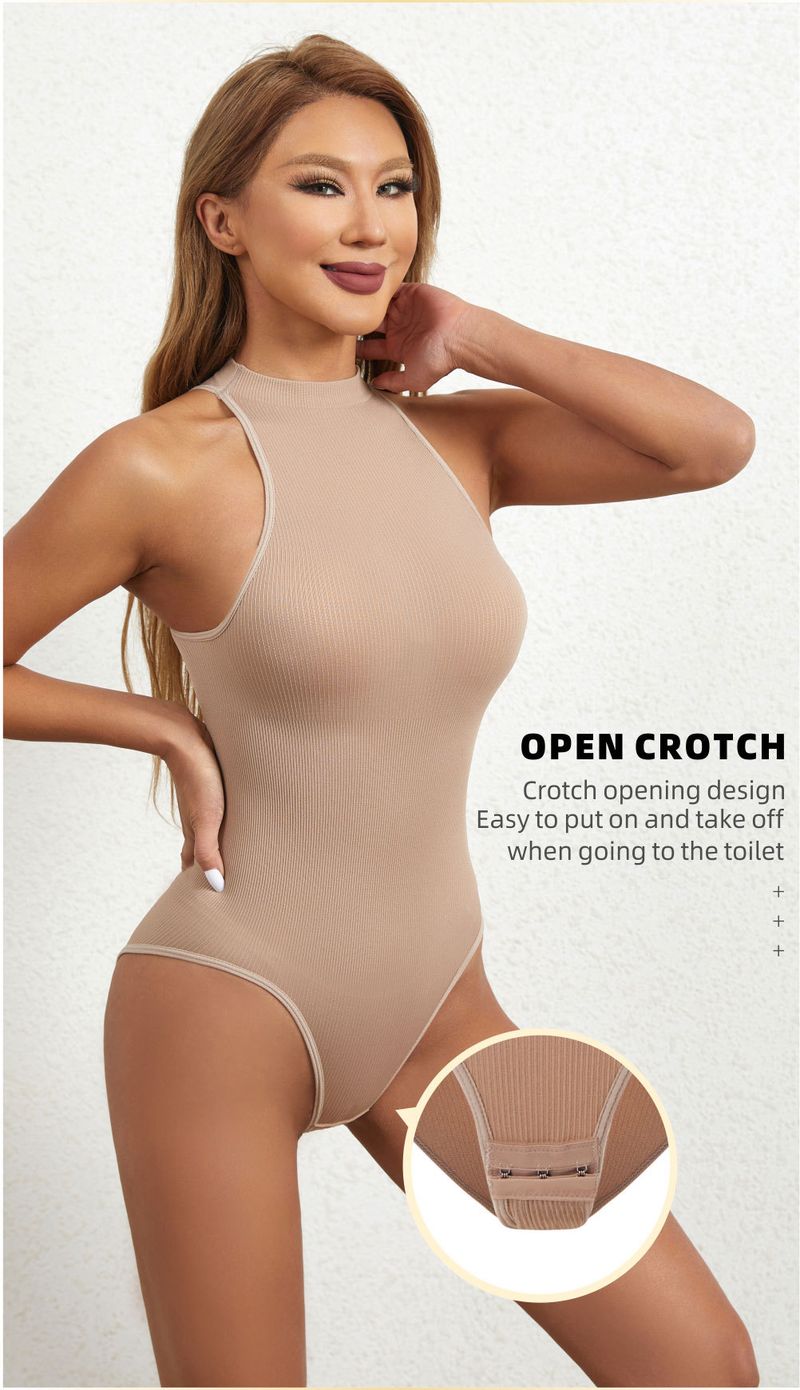 Body modellante con fibbia, elastico, delicato sulla pelle, in vita, bretelle, collant, addome, tuta_voghion.com