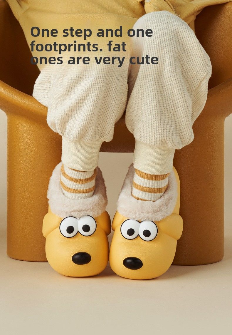 Pantofole in cotone per bambini autunnali e invernali, pantofole morbide, impermeabili e antiscivolo, pantofole in cotone per bambini, invernali, da interno_voghion.com