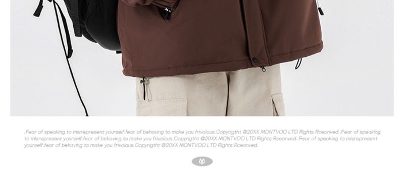 Giacca invernale da uomo Three Proof Down Jacket, nuova, spessa, leggera, calda, da sci all'aperto, alla moda_voghion.com