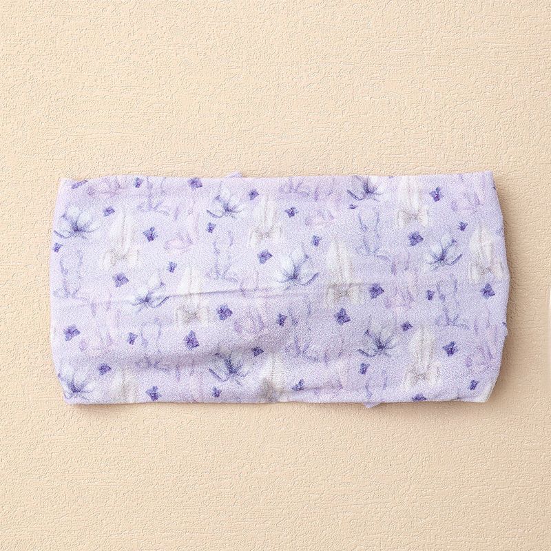 accessoires pour cheveux pour enfants bandeau élastique en nylon pour bébé avec nœud imprimé numérique européen et américain_voghion.com