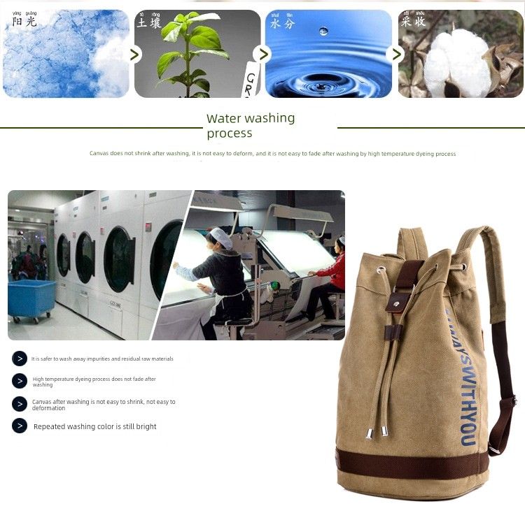 Leinwand Männer Rucksack Casual Minimalist Outdoor Fiess Rees Liicht a Grouss Kapazitéit Studenten Schoultasch Moud_voghion.com