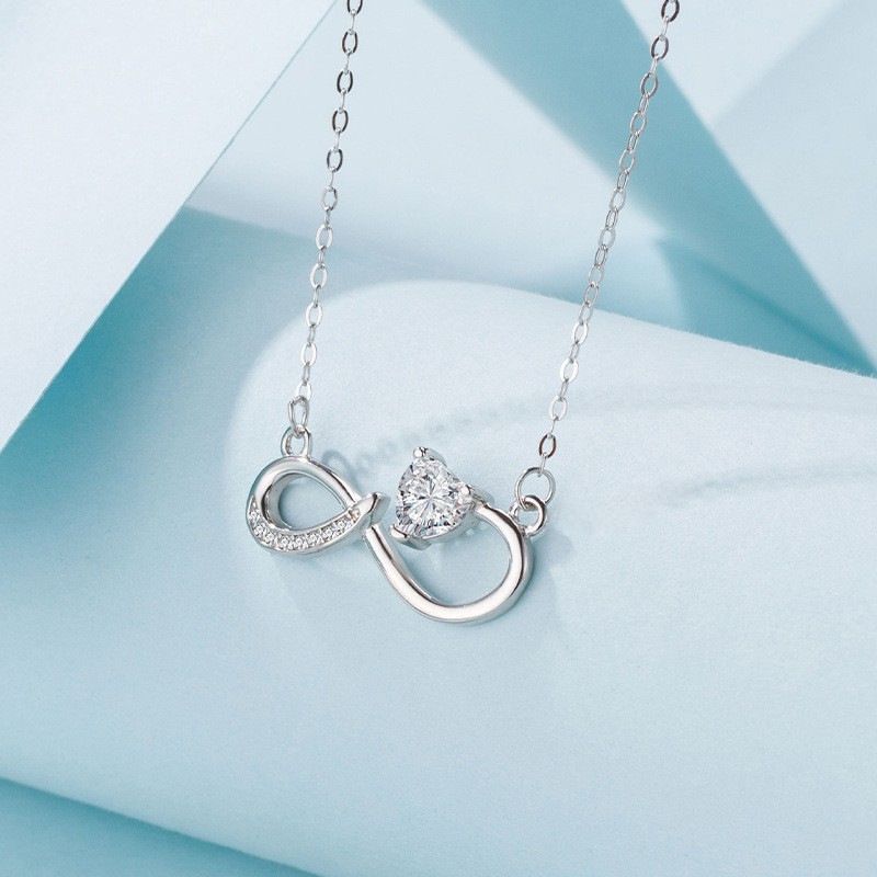 Popolare vendita calda Collana per ragazza in argento sterling femminile in stile semplice ed elegante catena per clavicola regalo per fidanzate_voghion.com