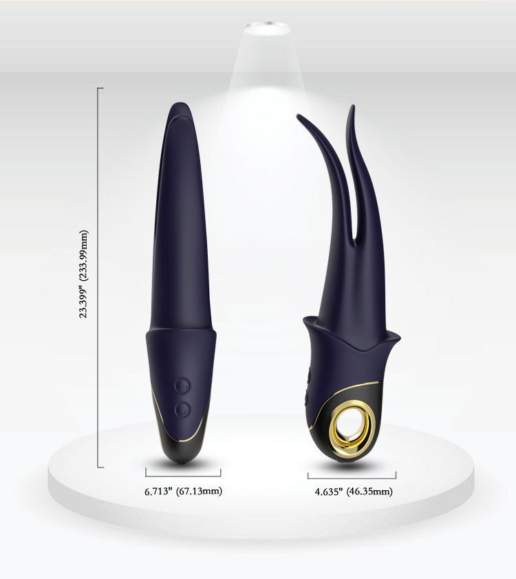 USK V13 Phantom - Vibratore per preliminari femminili, bastoncino per massaggio leccabile_voghion.com