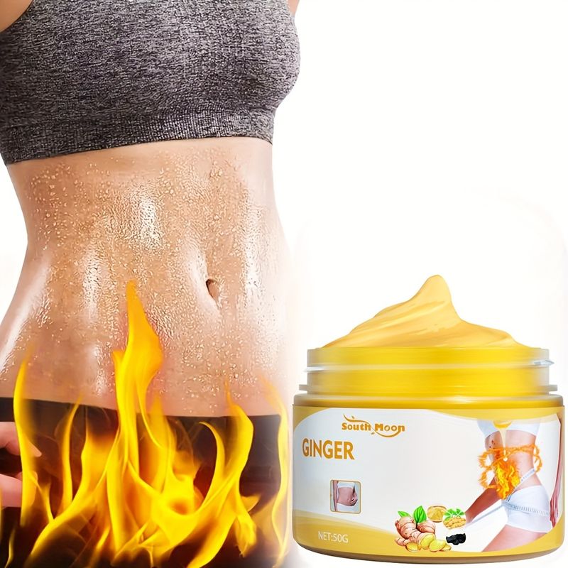 Crema reafirmante con cafeína y vitamina E - Crema caliente para resultados de ejercicio, ideal para vientres prominentes, tono beige claro_voghion.com