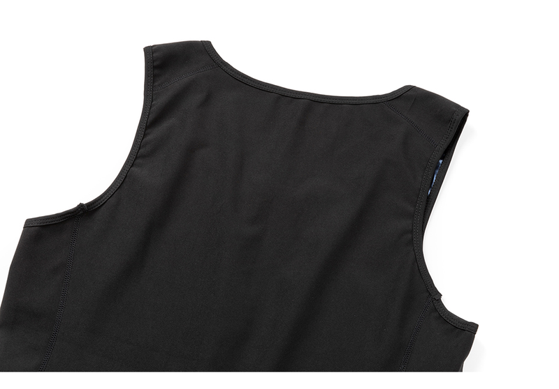 Sudore Uomo Sauna Gilet Vita Trainer Corsetto Cerniera Allenamento Canotta Dimagrante Body Shaper Camicia a compressione Pesare_voghion.com