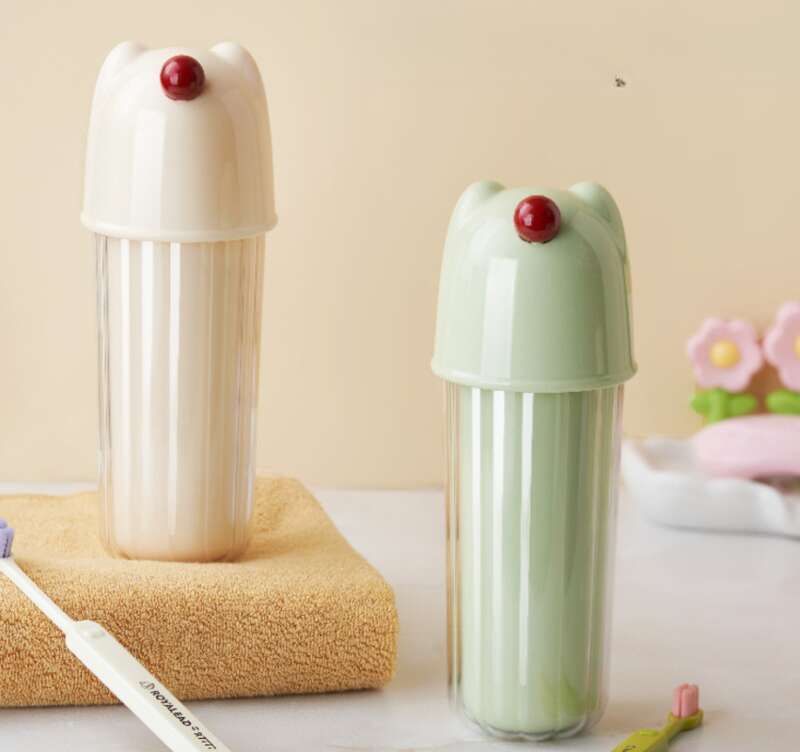 Three In One Travel Wash Home Brushing And Rinsing Portable Toothbrush Set, Cup, Jar, Dental Appliance Cup_voghion.com