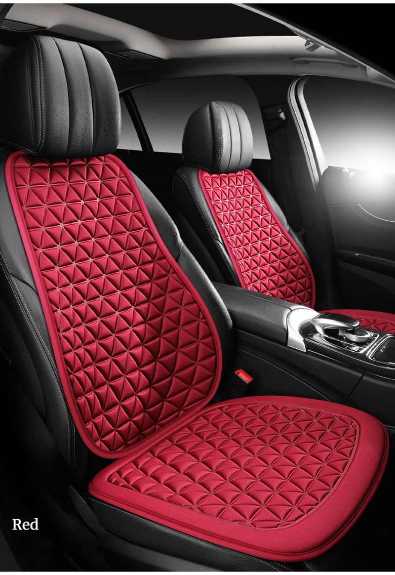 Cuscino per auto sospeso 3D, coprisedile con motivo ricamato, adatto per tutte le stagioni, adatto alla maggior parte delle auto._voghion.com