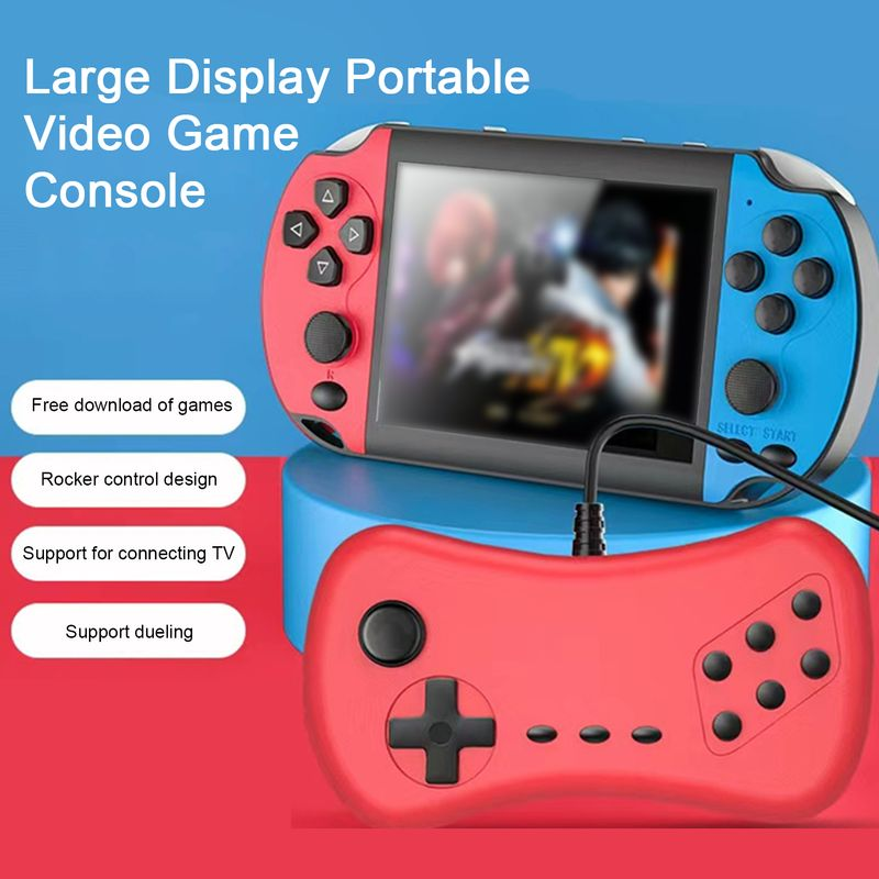 Xinweiqing 3.5-inch X7S Handheld 8G Built-in 1200 Classic Games Nostalgic Gift Large Display Portable Video Game Console_voghion.com