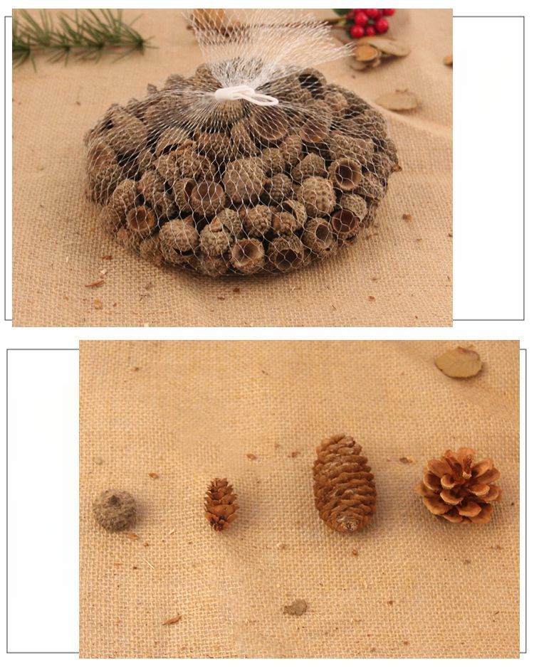 Decoration Pine Cone Acorn Flower Handmade DIY Forest Kindergarten Environmental Creation Dried Branches Wild Creative_voghion.com