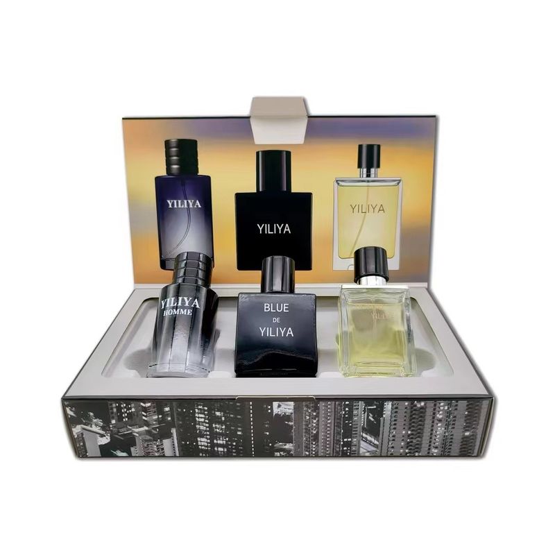 2025 Hot Cross Border Vietnam Perfume Blue Men's Perfume Set Durable Eau De Toilette_voghion.com