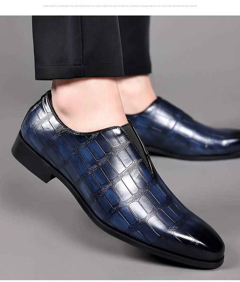 Chaussures Oxford décontractées à lacets pour hommes, idéales pour le bureau, les fêtes et le quotidien_voghion.com