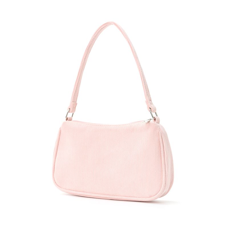 Borsa a tracolla singola in velluto a coste, versatile, alla moda, casual, di alta qualità, da portare sotto le ascelle, per donna_voghion.com