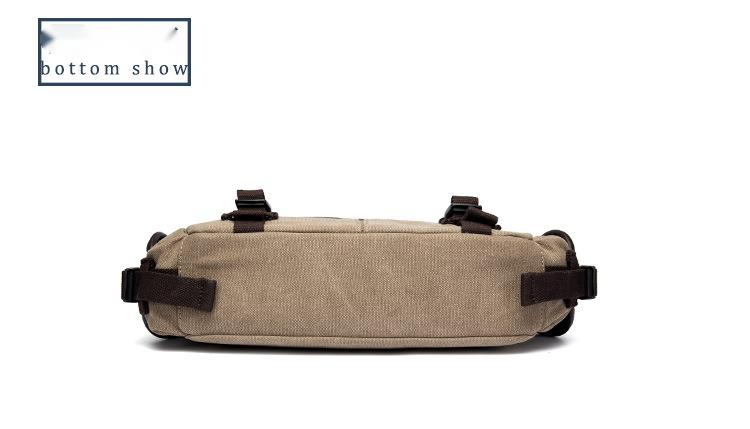 Men's Shoulder Bag Casual Fashion High Quality Canvas Messenger Bag Fashion Simple Practical School Bag_voghion.com