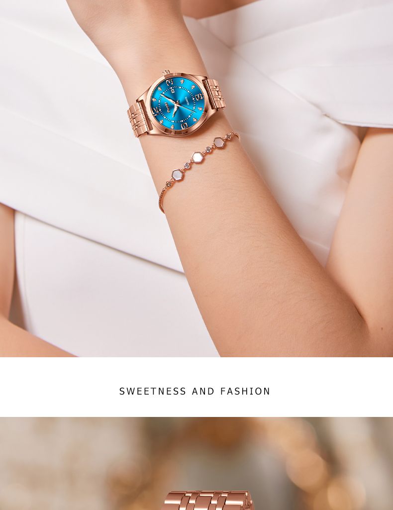 Luxury Business Quartz Watch For Women Elegant Women's Watches Simple Style With Date Display_voghion.com