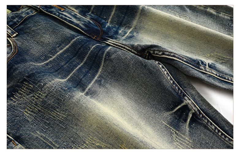 Herren-Jeansshorts im Vintage-Waschungsstil – leichte, atmungsaktive und stylische lässige Sommershorts mit Used-Details_voghion.com