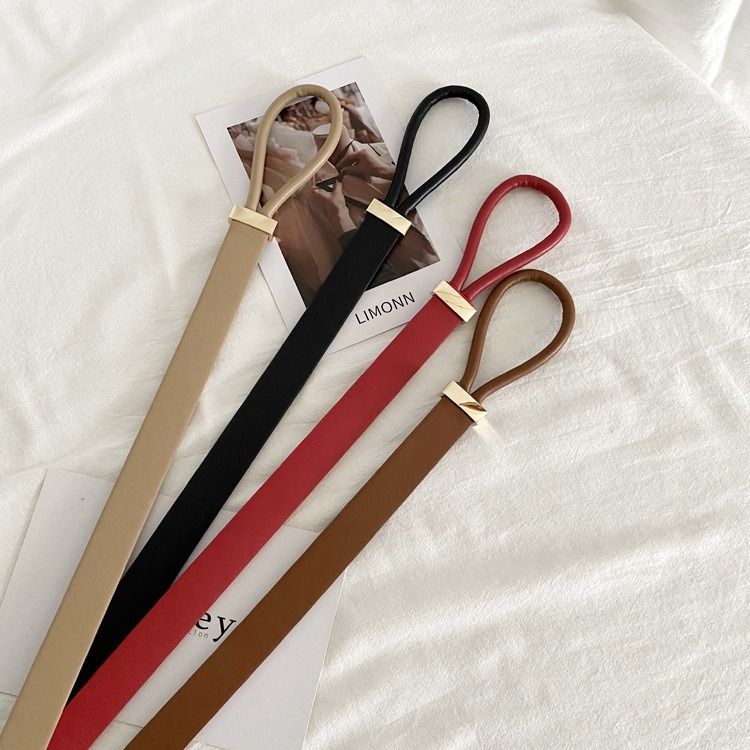 Maglione, cappotto, camicia con sottile annodato, vita piccola, giacca invernale da donna, stile abito, cintura, decorazione_voghion.com