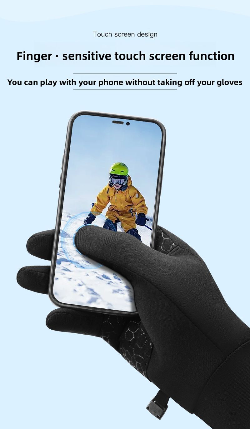 Outdoor-Eltern-Kind-Herbst-Winter-Kindersport-Handschuhe Laufen Radfahren Touchscreen Warme Fleecegefütterte Kälteschutzhandschuhe_voghion.com