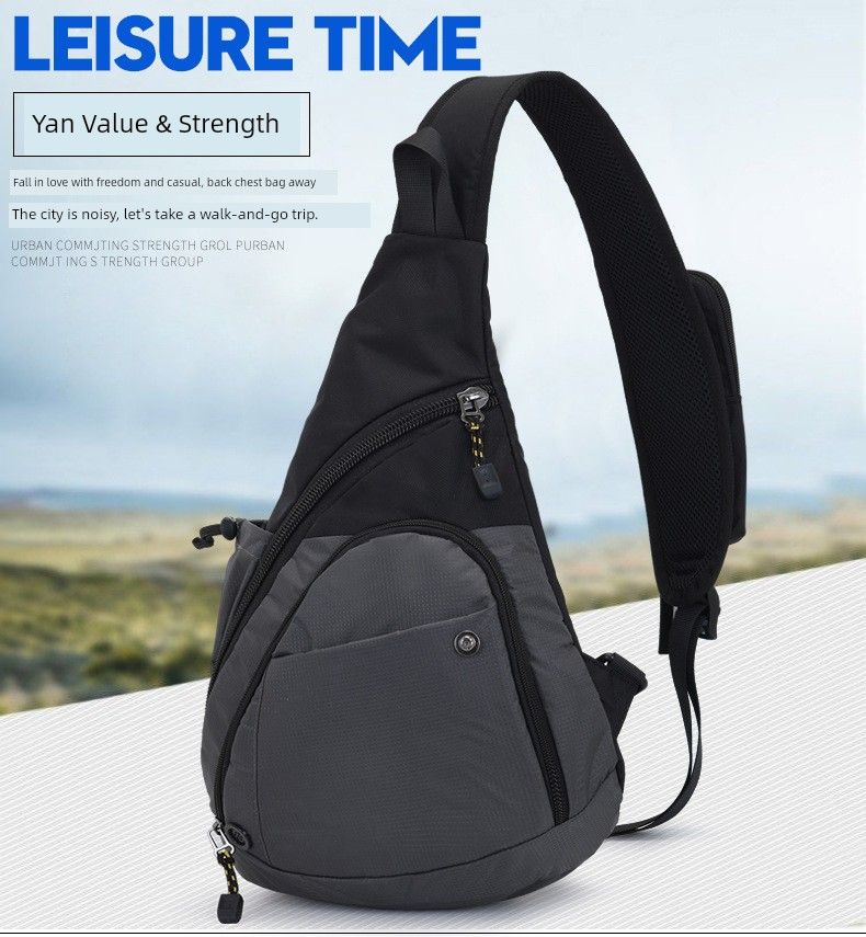 Sac à bandoulière multifonction imperméable pour homme, idéal pour les loisirs en plein air_voghion.com