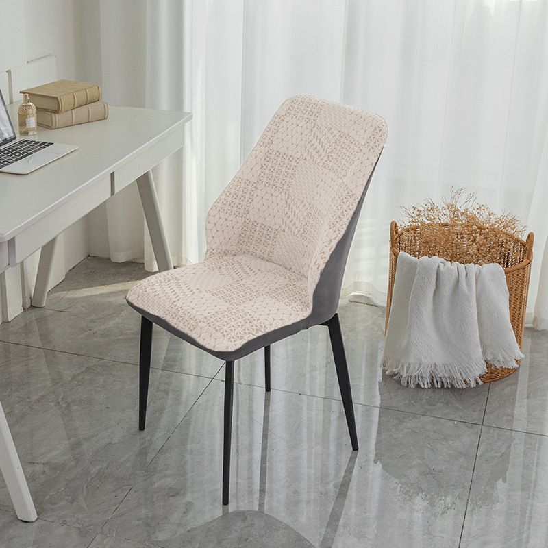 Coprisedia moderno in poliestere elasticizzato – Misura universale per sedie dalla forma unica (antiscivolo, resistente, antipolvere, decorativo)_voghion.com