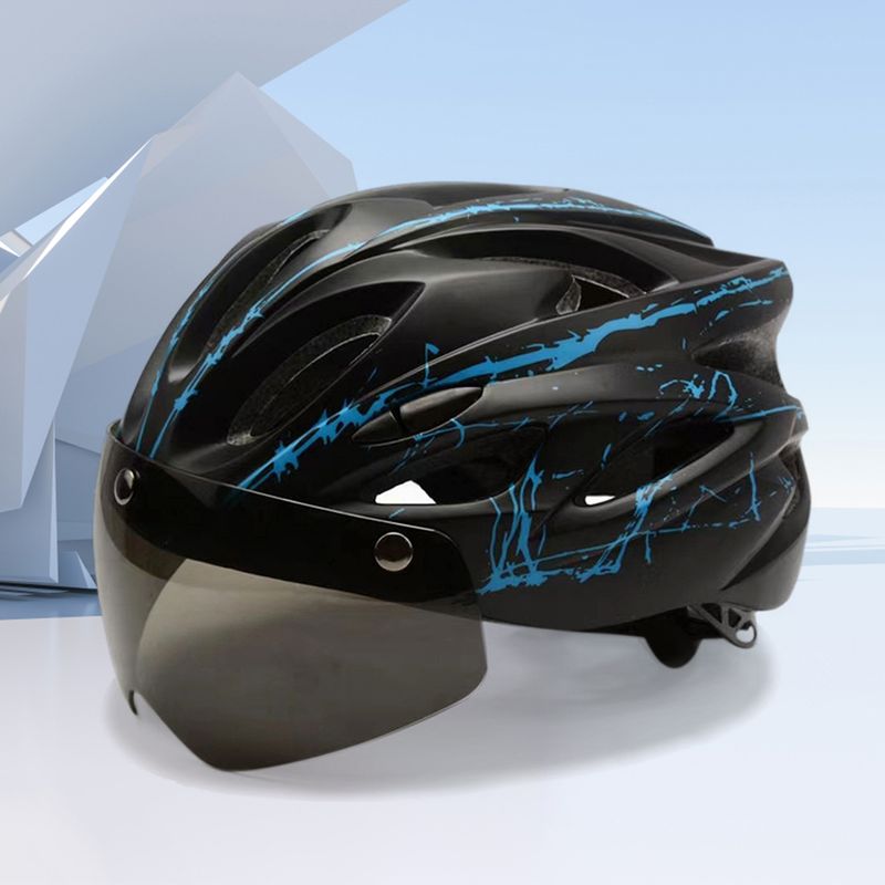 NEW Cycling Helmet Bike Man Women LED Light Helmet Road Mountain Bike Helmet Lens for Riding Bicycle Sports Skateboard Scooter_voghion.com
