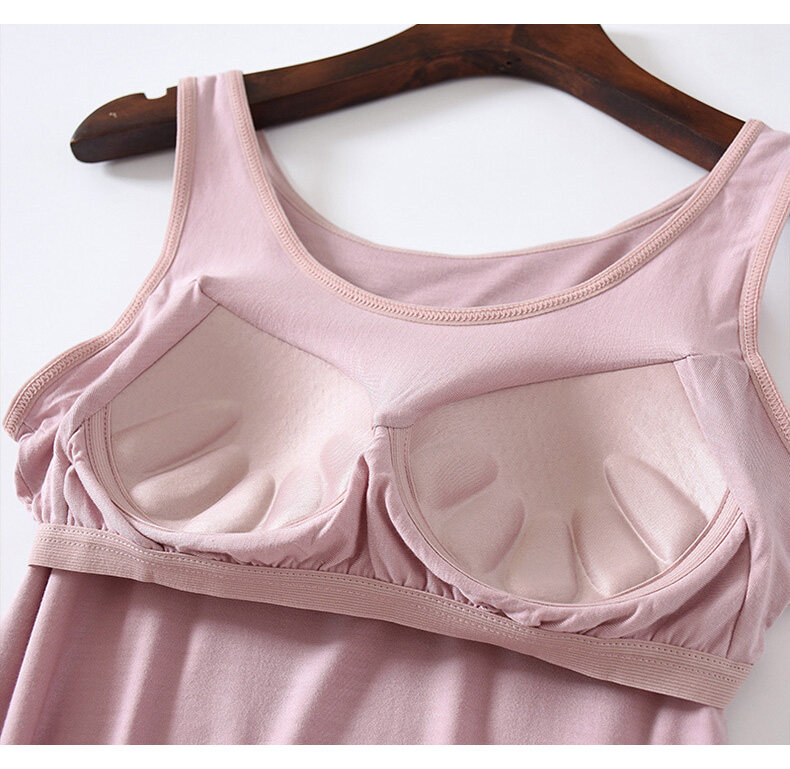 SUPERFLOWER Canotta da Donna Materiale Modale Reggiseno Incorporato Imbottito Elasticizzato Traspirante Canotta Fiess Top Solido Push Up_voghion.com