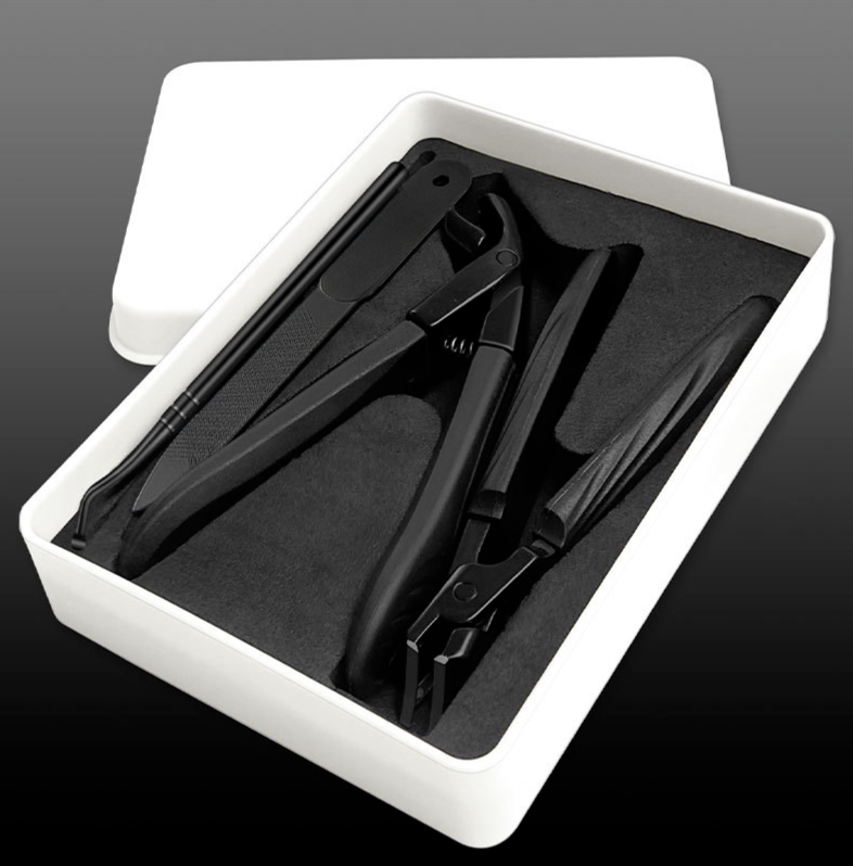 Tagliaunghie a becco d'aquila in acciaio inossidabile con apertura grande, anti-schizzi, per unghie incarnite_voghion.com