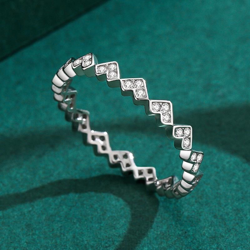 Tancise Anello in argento con zirconi classici Gioielli da donna Promessa di nozze Regalo per feste_voghion.com