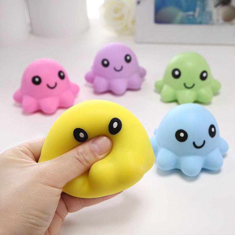Foam Squishies Creative Pinching Octopus Toy Vent Flour Ball Octopus Decompression Artifact Slow Rebound Trick Toy_voghion.com