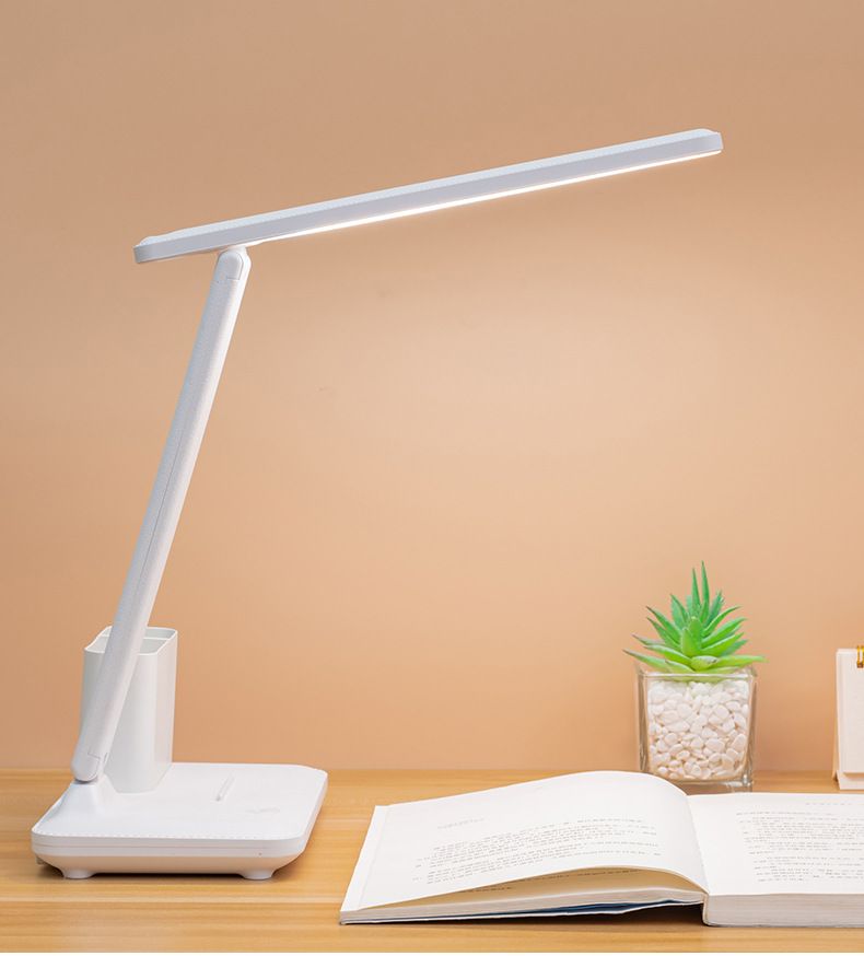 Lampada da scrivania a LED regolabile con controllo touch – Lampada da studio pieghevole per la cura degli occhi (3 modalità colore, ricaricabile tramite USB, rotazione a 360°, certificata CE)_voghion.com