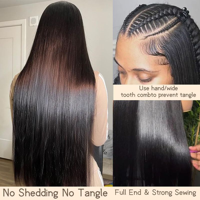 Synthetische Clip-in-Perücken für Frauen 13 * 4 Front Lace Schwarzes langes glattes Haar Hochtemperaturdrahtperücken Kostenlose Verteilung_voghion.com