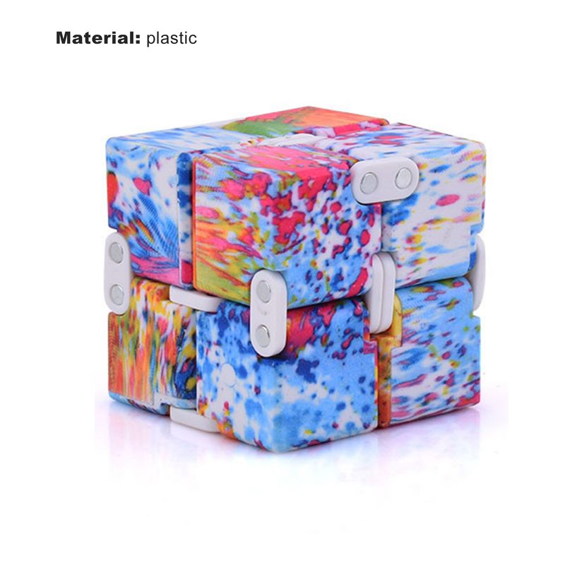 ToysMall Infinity Cube Colorido Anti-stress Flexível Quebra-cabeça Mágico Modelo Para Presente_voghion.com